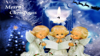 Christmas Angels Wallpaper