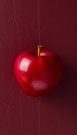 Leather Apple Wallpaper