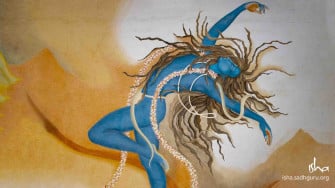 Shiva Wallpaper In Abandon Tandava Art