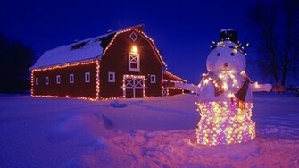 Country Christmas Wallpaper