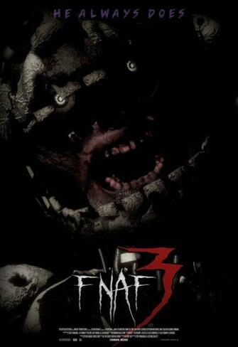 Fnaf Movie Poster HD By Bluewolfavenger