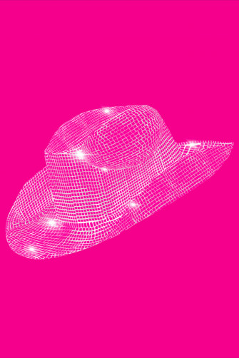 Pink Cowgirl Aesthetic Wallpaper
