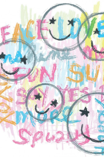 Preppy Smiley Face Wallpaper