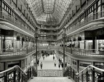 Historic Vintage Usa Monochrome Historical Wallpaper