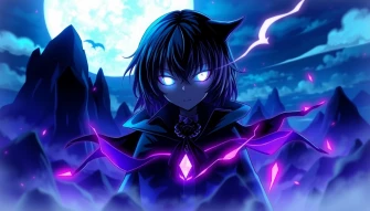 Dark Anime Icons Wallpaper