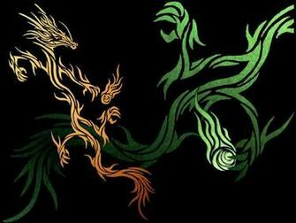 Tribal Dragon Wallpaper