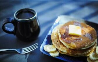 Wallpaper Coffee Pancakes Breakfast Image For Desktop Section