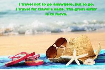 Travel Quote With Summer HD Wallpaper