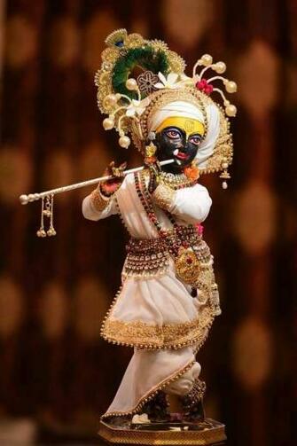Shubham Kamboj On A Lord Krishna Wallpaper
