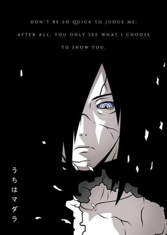 Best Anime Quotes Uchiha Madara Don T Judge Me Naruto Shippuden