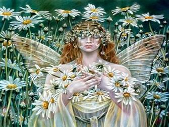 Flower Fairy Wallpaper