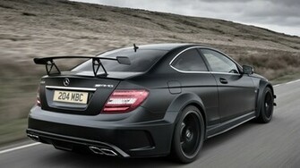 Desktop Wallpaper Mercedes Benz C63 Amg Black Series Photo