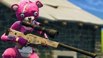 Cuddle Team Leader Sniper Rifle Fortnite Battle Royale 4k