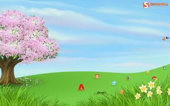 Easter Landscape Wallpaper