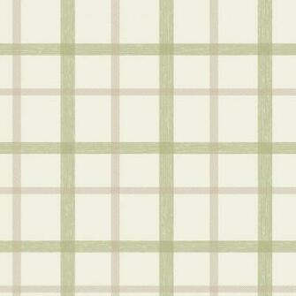 Superfresco Plaid Wallpaper Green Light