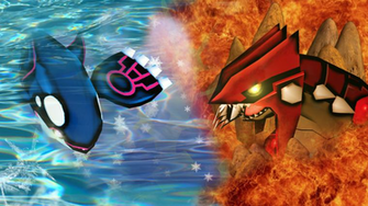 Showing Gallery For Kyogre Vs Groudon Wallpaper