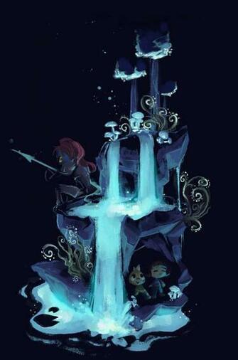 Undertale Waterfall Area By Bedupolker
