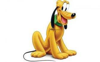 Cartoons Wallpaper Pluto White
