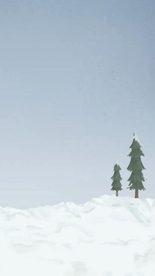 Winter Snow Aesthetic iPhone Wallpaper Photo