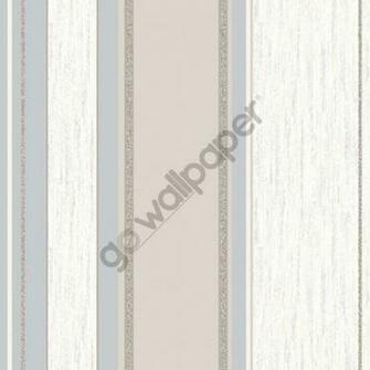 Vymura Synergy Glitter Stripe Wallpaper In Taupe And Silver M0784