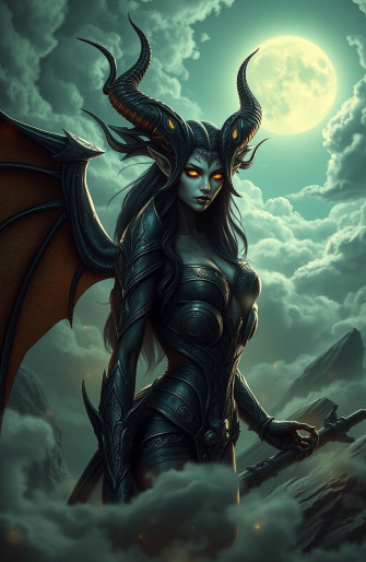 Female Demon Wallpaper