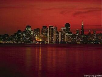 Skyline From Treasure Island San Francisco California
