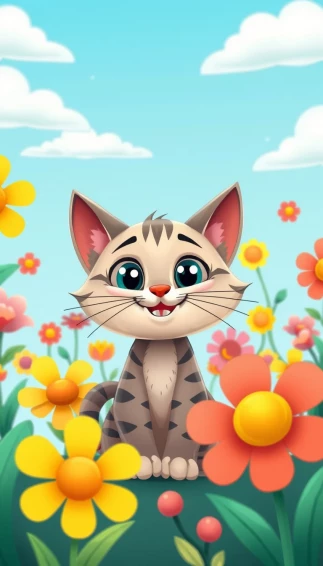 Cartoon Cat Wallpaper