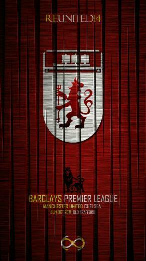 Poster Manchester United Vs Chelsea Reddevils