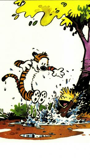 Calvin And Hobbes iPhone