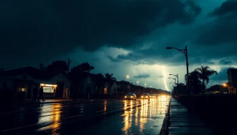 Dark Rainy Wallpaper
