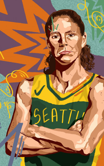 Sue Bird On Wallpaper