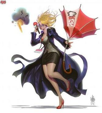 Forecast Janna Concept Art By Zeronis
