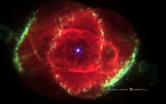 Nebula Eye Desktop Admin Space Wallpaper