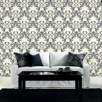 Silver Chandelier Candela Beacon House Wallpaper