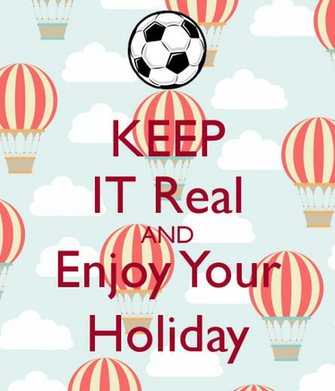 Keep It Real And Enjoy Your Holiday Calm Carry On Image