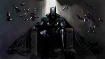 Batman Gothic Contemplation 4k Superheroes Wallpaper HD