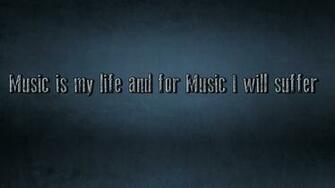 Music Is My Life Wallpaper