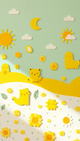 Cute Yellow Wallpaper