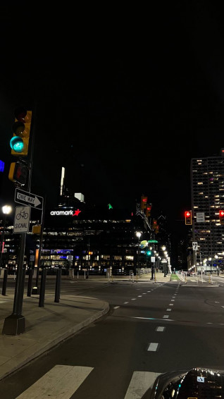 Philly In Y2k Background Night Scenery Sky Aesthetic