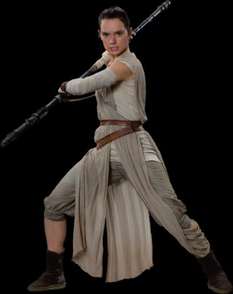 Rey Skywalker Star Wars Ep7 The Force Awakens Characters Cut Out