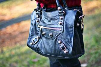 Gallery Balenciaga Giant City Bag Blue