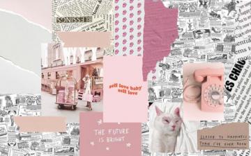 HD Wallpaper Light Pink Aesthetic Desktop