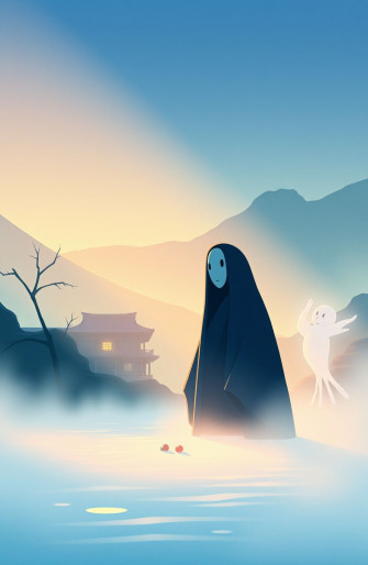No Face Spirited Away Wallpaper