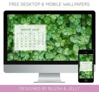 March Calendar Wallpaper For