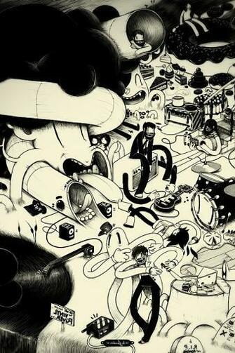 Black And White iPhone HD Wallpaper