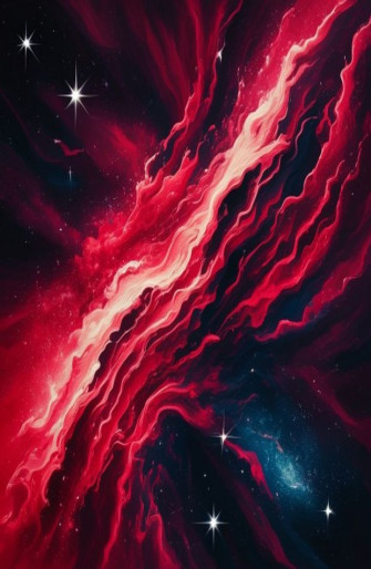 Red Space Wallpaper
