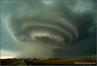 Supercell Thunderstorm By Bradlan