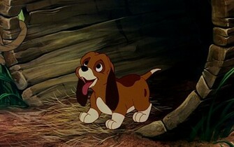 Fox And The Hound Copper Wallpaper
