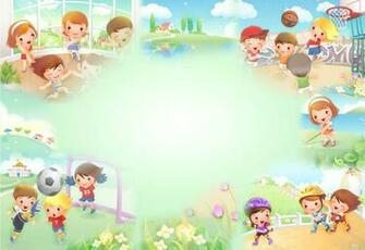 Kindergarten Wallpaper Top Background