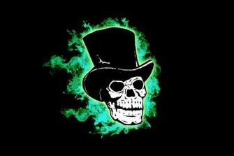 Creepy Photo Index Halloween Symbols Tophatskullblue Jpg